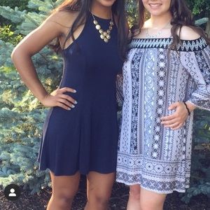 Women’s Hollister Blue Halter Sundress Small